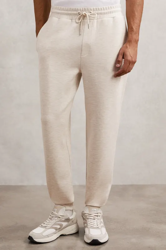 Reiss Drawstring Jogger Oatmeal Maat: L | Joggingbroeken Outlet | Heren | Beige