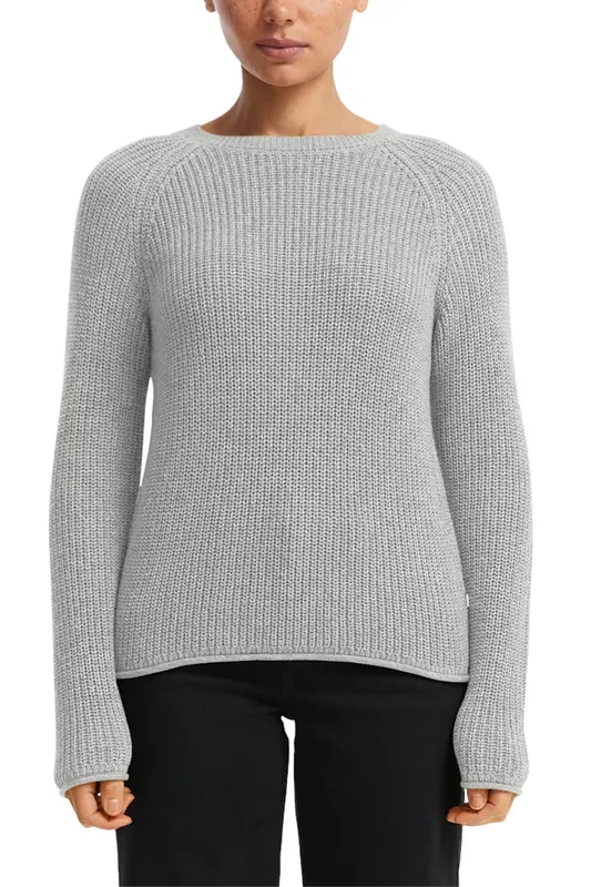 s.Oliver -qs Pullover Grey/black Maat: S | Sweaters Outlet | Dames | Grijs