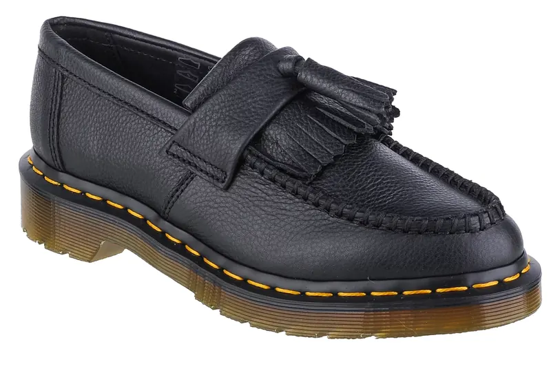 Dr. Martens Adrian Virginia DM22760001, Damskie, Czarne, mokasyny, skóra licowa, rozmiar: 36