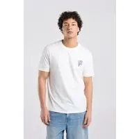 America Today Edson Off White Maat: M | Basic T-Shirts Outlet | Heren | Wit