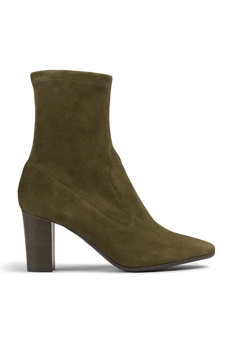 LK Bennett Ab Alice Stretch Boot Olive Maat: 35 | Laarzen Outlet | Dames | Groen