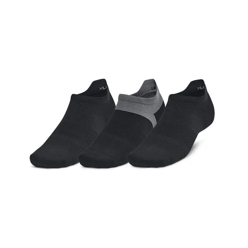 UNDER ARMOUR skarpetki sportowe unisex 3 pak Run Lite czarny mix (S)