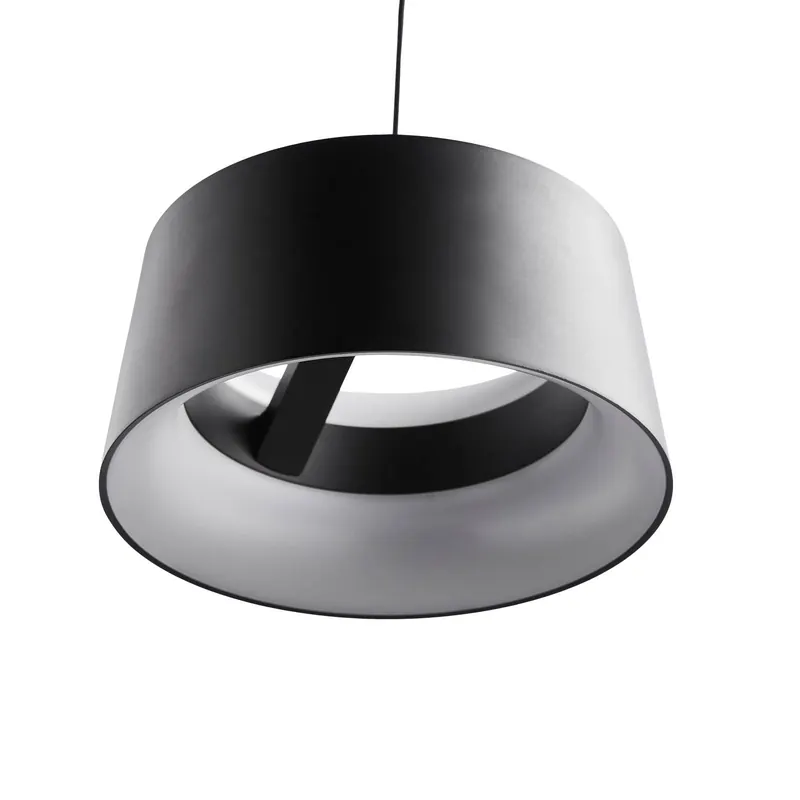 LOOM DESIGN żyrandol LED Cookie, czarna Aluminium Ø 15 cm