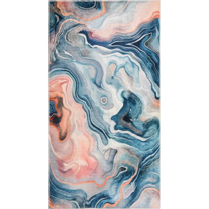 Niebiesko-różowy dywan odpowiedni do prania 80x150 cm Colors of Joy – Vitaus