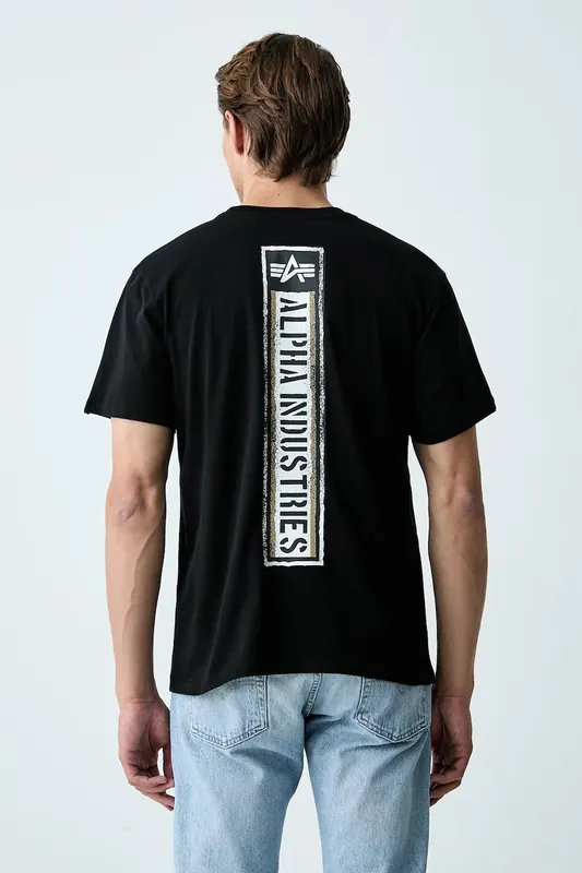 Alpha Industries T-shirt męski bawełniany Backprint Vintage Panel