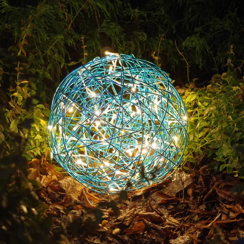 Kula LED 3D Galax Fun, Ø 30 cm, niebieska