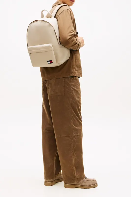 Tommy Hilfiger Essential Daily Backpack Stone Maat: OS | Rugzakken Outlet | Heren | Beige