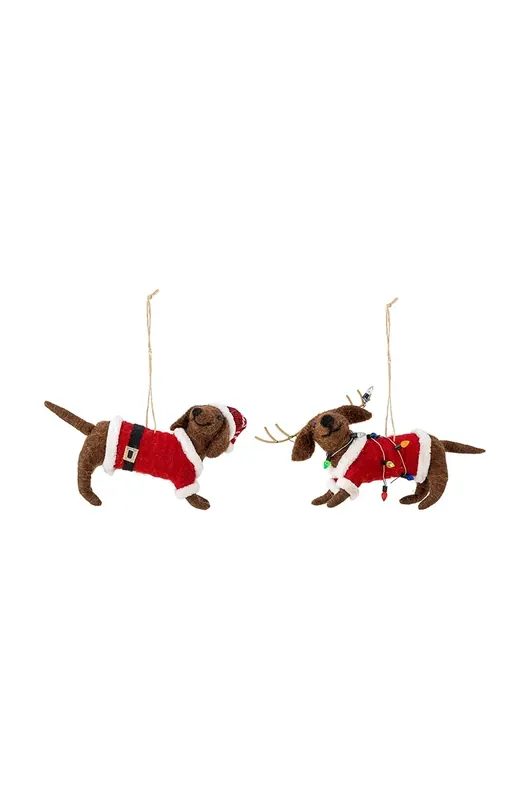 Bloomingville zawieszka dekoracyjna Monty Ornament 2-pack