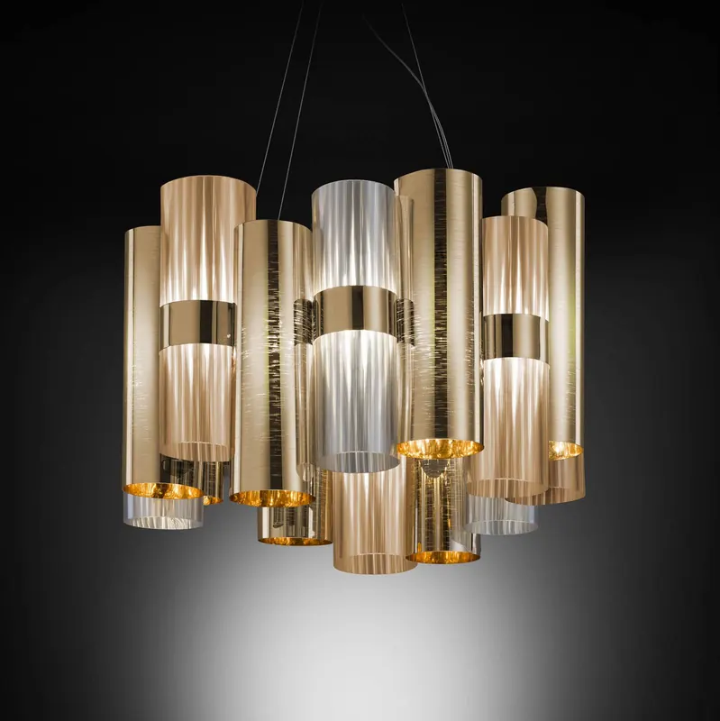 Slamp La Lollo M lampa wisząca LED, złota