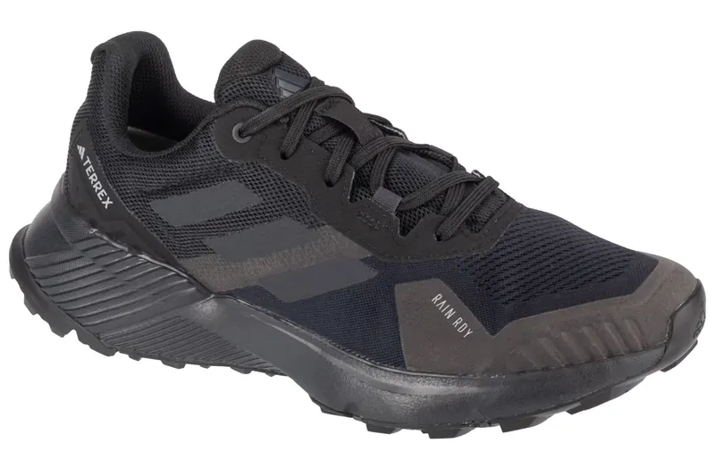 adidas Terrex Soulstride RAIN.RDY Trail IF5015, Męskie, Czarne, buty do biegania, przewiewna siateczka, rozmiar: 44