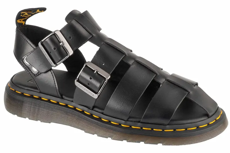 Dr. Martens Garin Sandals DM30766001, Męskie, Czarne, sandały, skóra naturalna, rozmiar: 41
