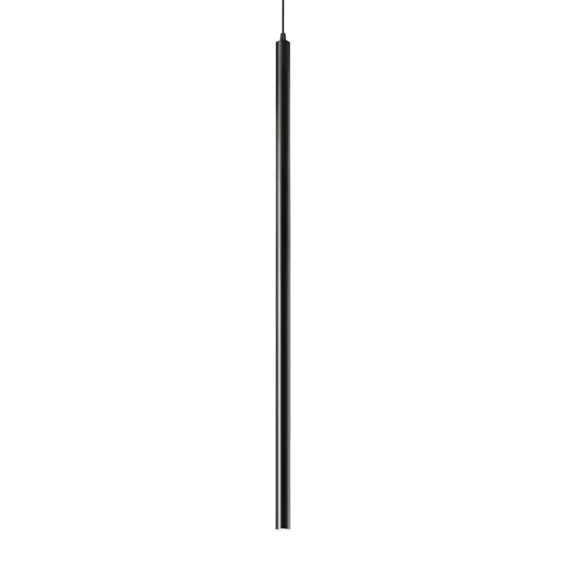 Ideal Lux Ultrathin d100 żyrandol czarny 3 000 K