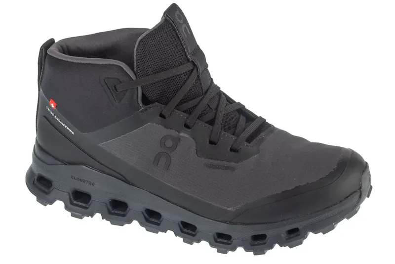 On Cloudroam Waterproof 3WD30070106, Damskie, Czarne, buty trekkingowe, tkanina, rozmiar: 37