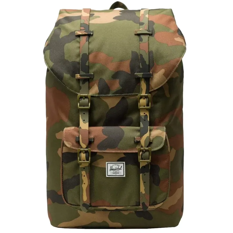Herschel Little America Backpack 10014-02232, Unisex, Zielone, plecaki, poliester, rozmiar: One size