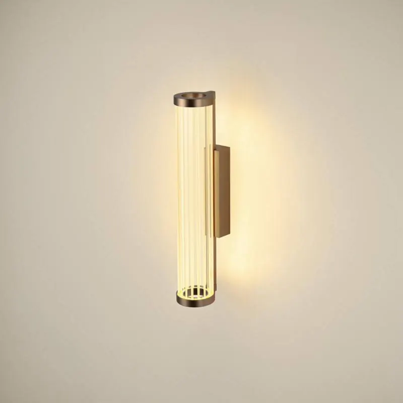 Kinkiet LED SLV Quimera, kolor miedziany, wysokość 41 cm, CCT