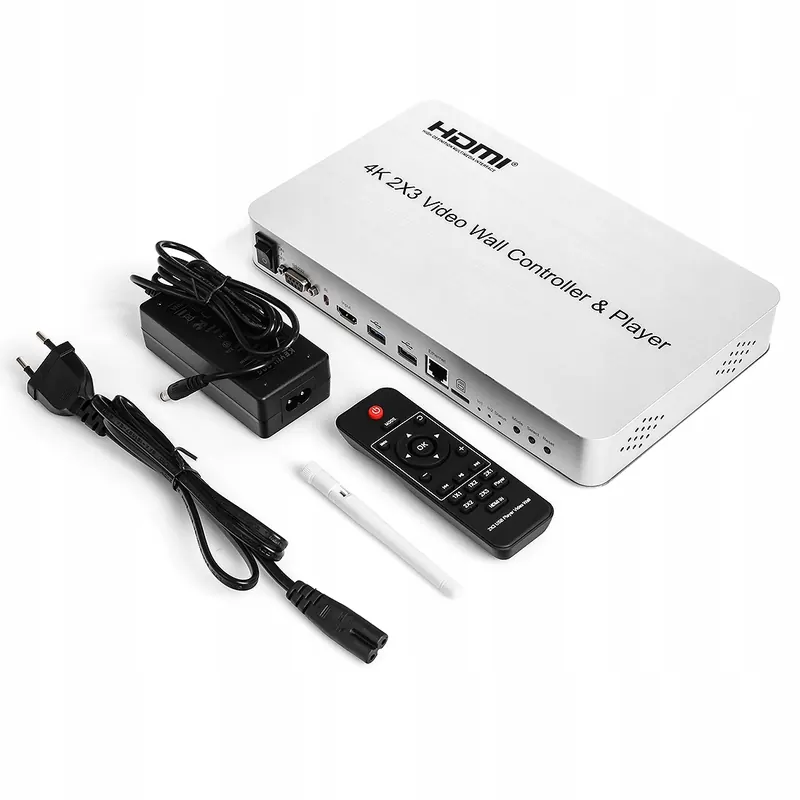 Ovládač steny 2x3 Video Wall Controller 4K@30Hz Hdmi 230V Spacetronik