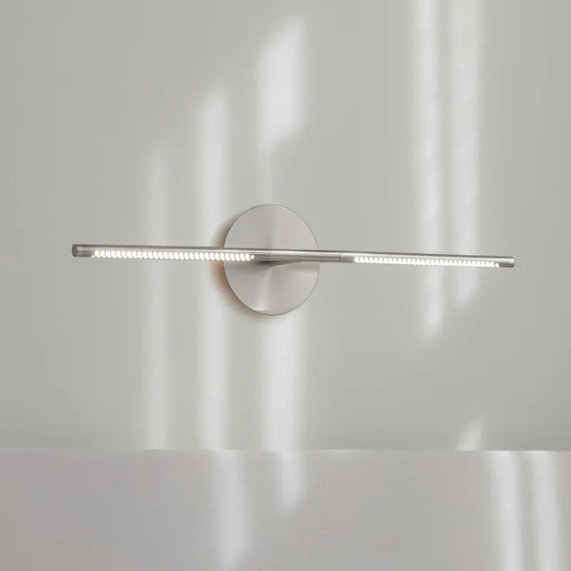 UMAGE Kinkiet LED Omni, kolor stalowy, długość 74 cm