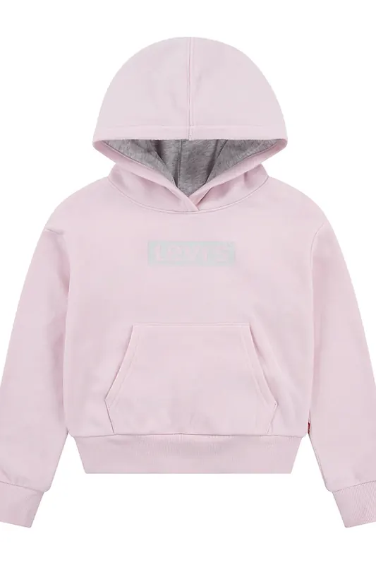 Levi's Girls Meet & Greet Pullover Hoodie Roseate Spoonbill Maat: 3Y | Sportkleding Outlet | kids | Roze