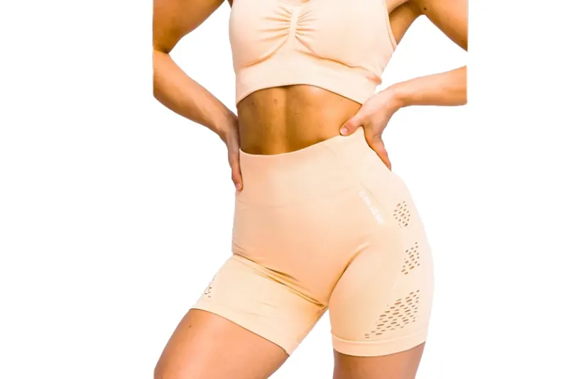 GymHero California Cute Shorts PEACH, Damskie, Pomarańczowe, spodenki, poliamid, rozmiar: XS