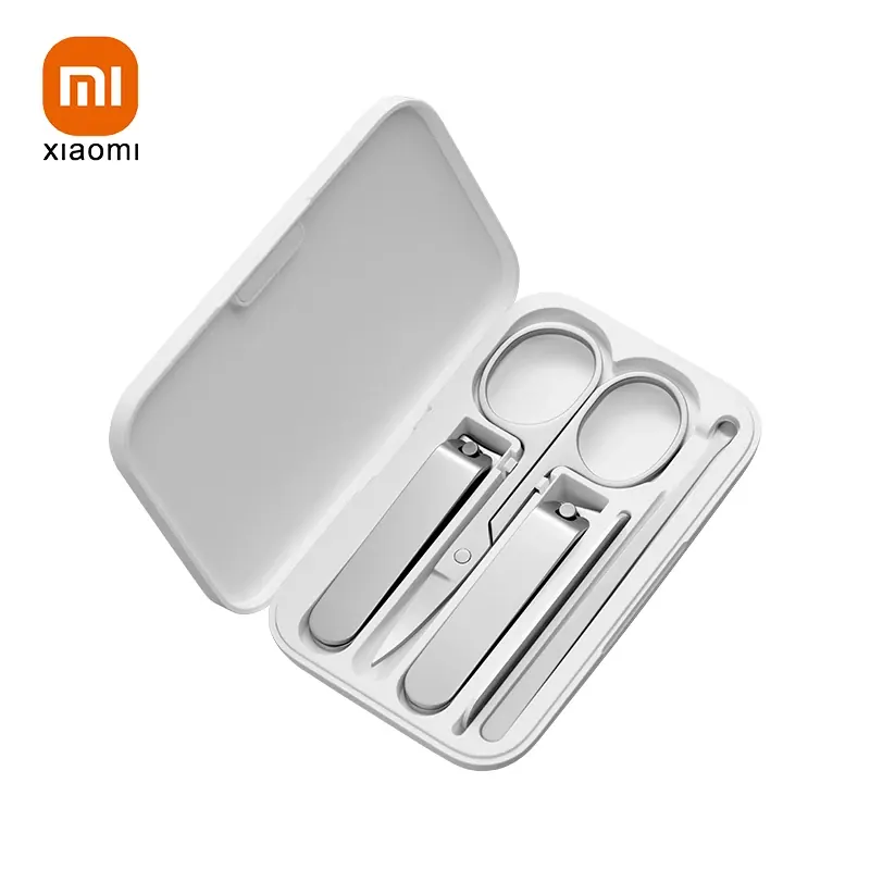 Zestaw do pielęgnacji paznokci Xiaomi Mijia 5 szt. - obcinaczki, pilnik, narzędzia do pedicure, patyczki do uszu, profesjonalne narzędzia kosmetyczne, trymer do paznokci.