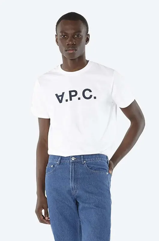 A.P.C. T-shirt męski bawełniany