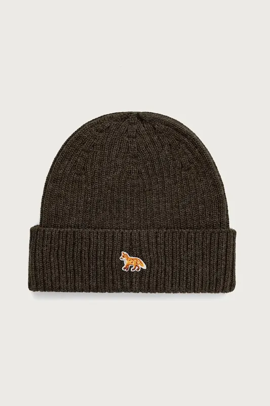 Maison Kitsuné  Baby Fox czapka beanie wełniana