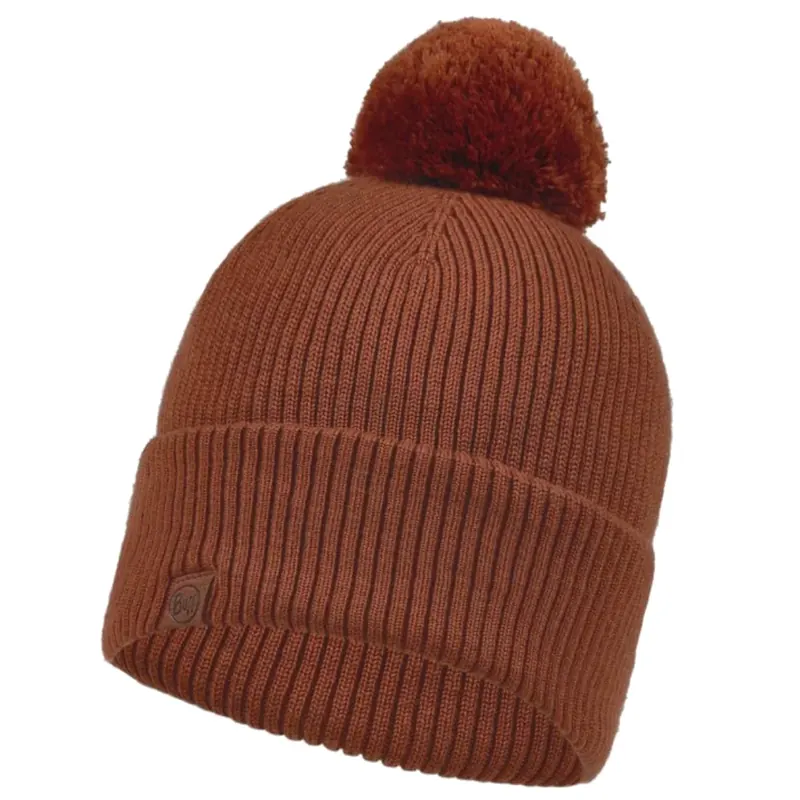 Buff Tim Merino Hat Beanie 1264634041000, Unisex, Pomarańczowe, czapki, wełna, rozmiar: One size
