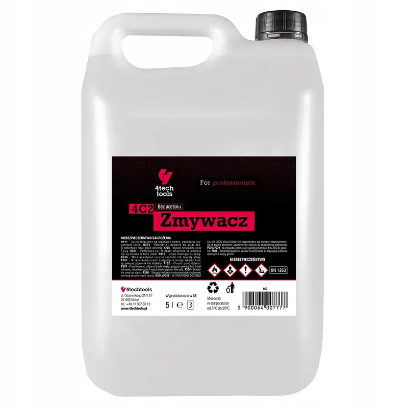 Zmywacz uniwersalny do hamulców 4tech 5L do tarcz i klocków