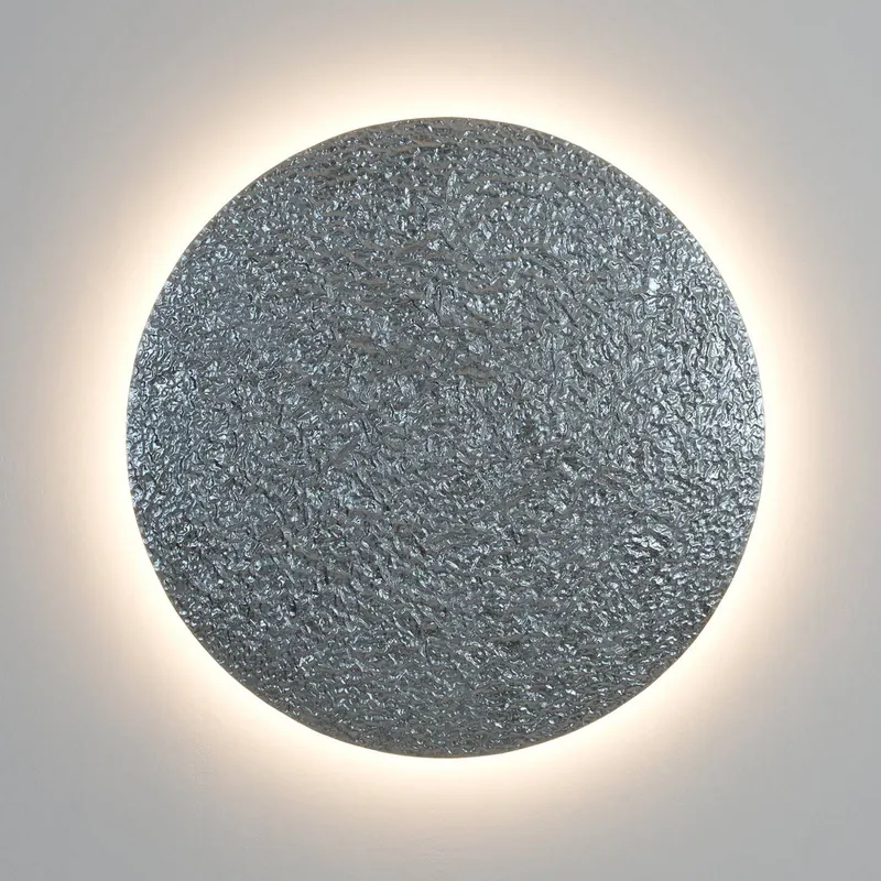 Kinkiet LED Meteor, kolor srebrny, Ø 100 cm, żelazo