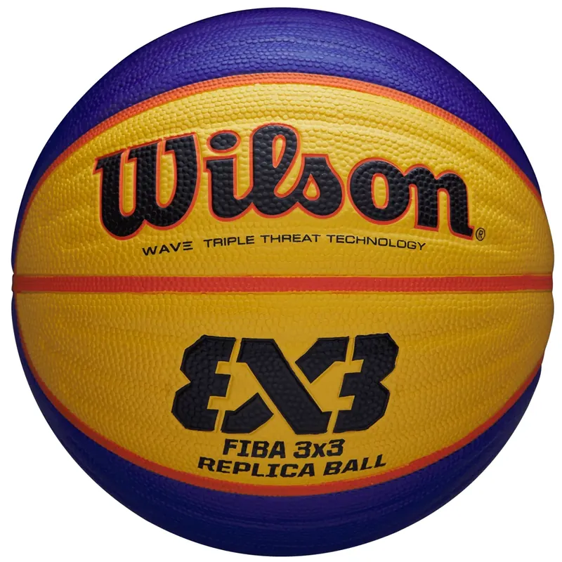 Wilson FIBA 3X3 Replica Ball WTB1033XB2020, Unisex, Żółte, piłki do koszykówki, Guma, rozmiar: 6