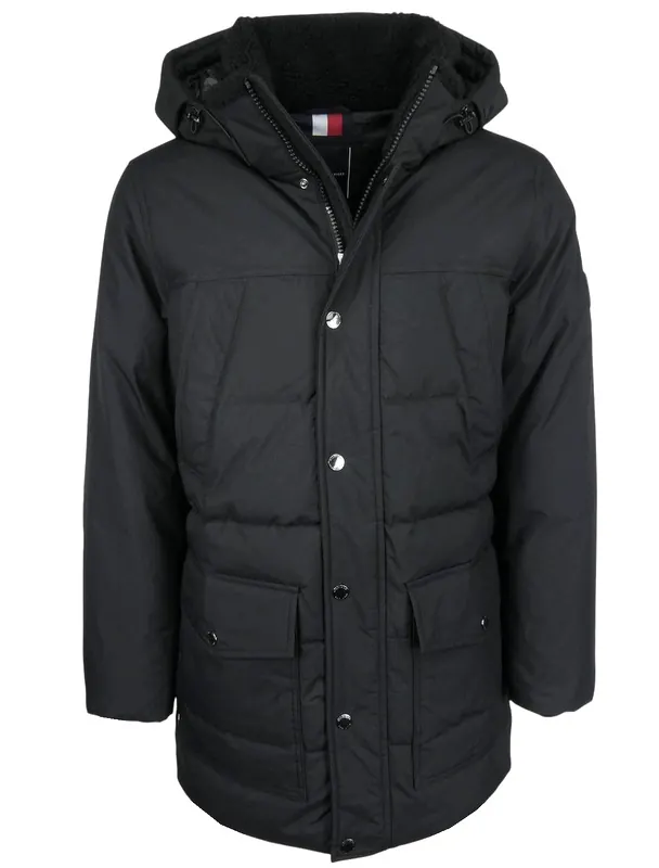Tommy Hilfiger kurtka męska, parka, czarna, M