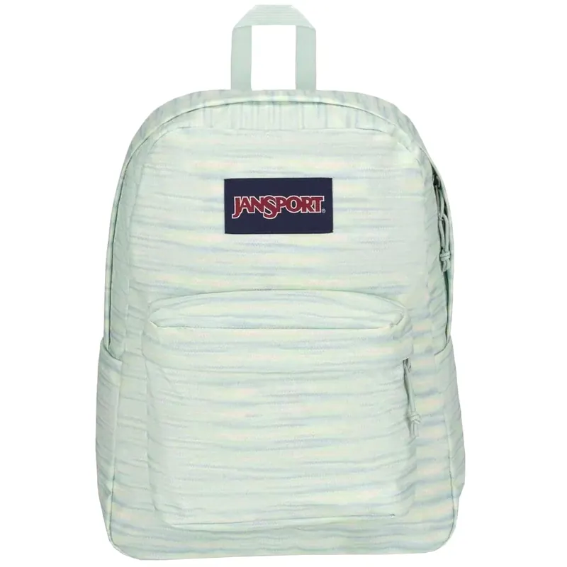 JanSport Superbreak Backpack EK0A5BAG6K01, Damskie, Zielone, plecaki, poliester, rozmiar: One size