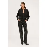 Motivi Full Sequin Wide Jeans Black Maat: 42 | Pantalons Outlet | Dames | Zwart