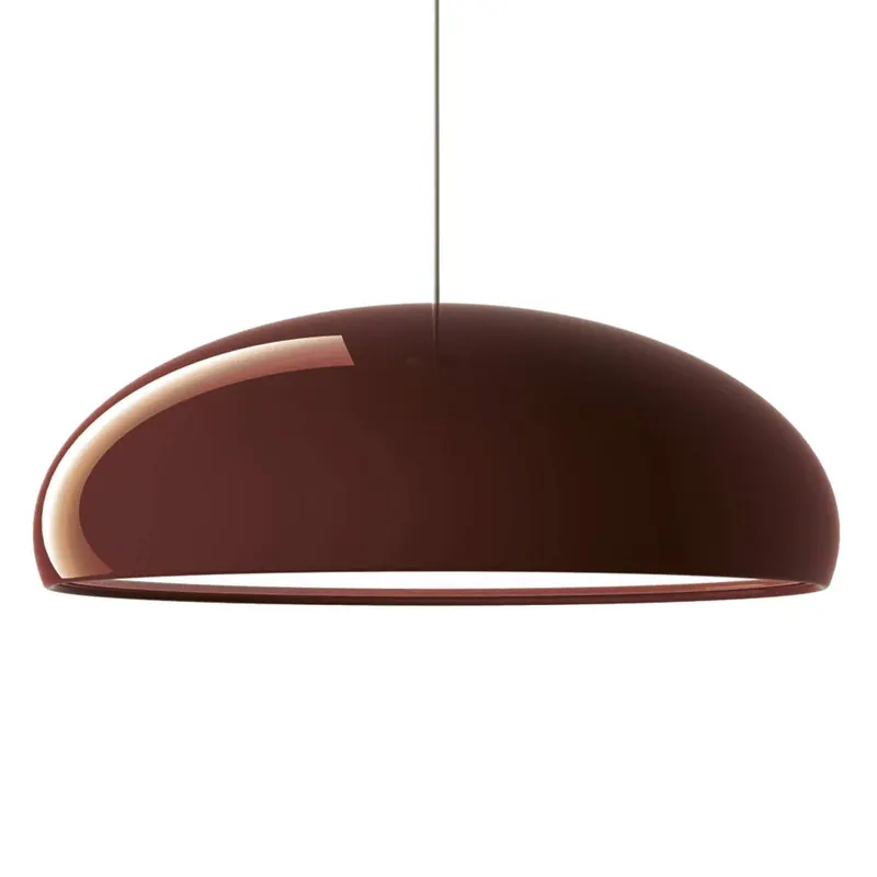 Fontana Arte Pangen - żyrandol retro, czerwony
