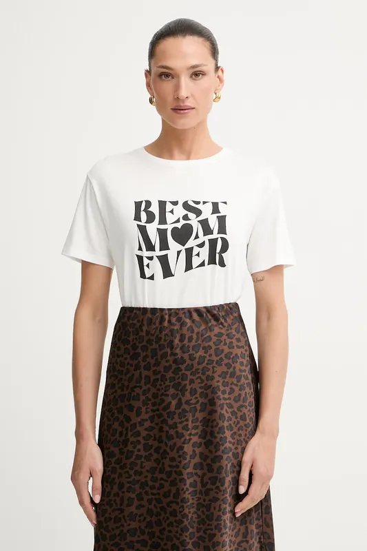Morgan T-shirt damski bawełniany DMAMA