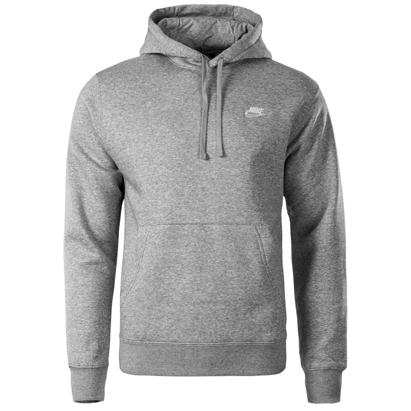 Nike Sportswear Club Fleece Hoodie BV2654-063, Męskie, Szare, bluzy, bawełna, rozmiar: XXL