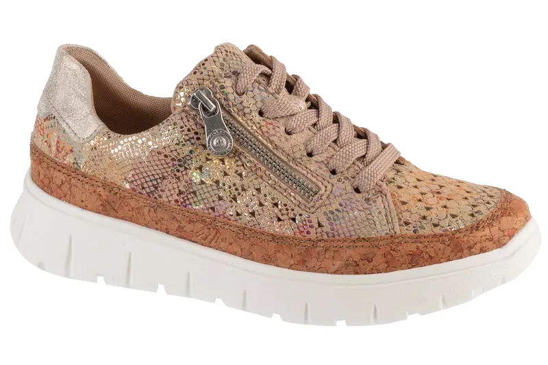 Rieker Sneakers N1315-90, Damskie, Wielokolorowe, buty sneakers, skóra licowa, rozmiar: 36