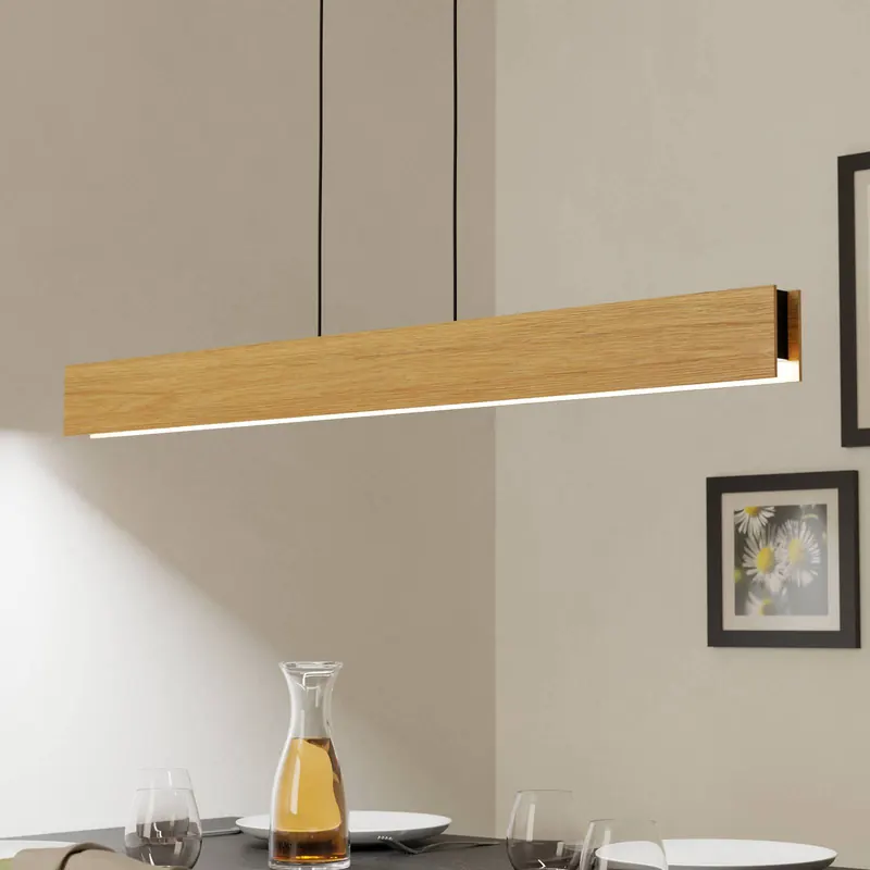 Żyrandol LED Anchorena-Z, długość 123 cm, RGB, CCT
