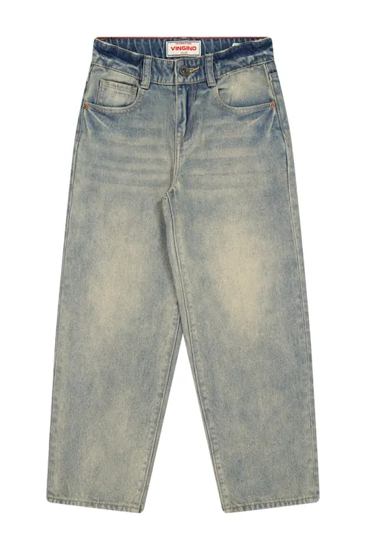 Vingino Boys Kent Jeans Old Vintage Maat: 15 | Spijkerbroeken Outlet | kids | Blauw