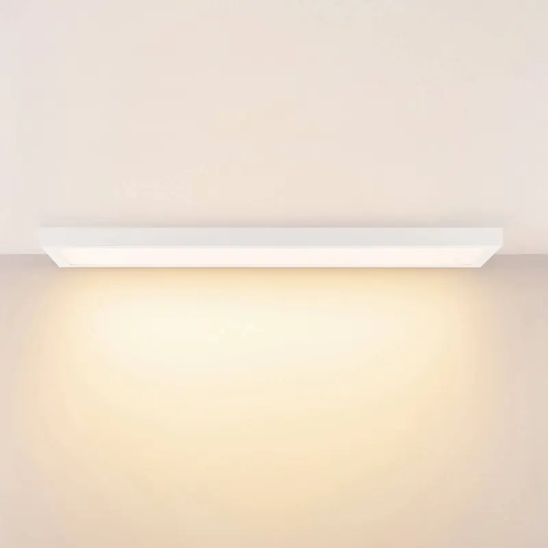 Panel LED PRO OFFICE SANO, 123 x 33 cm, DALI biały metal CCT
