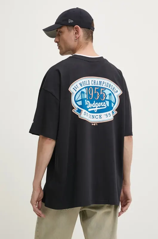 New Era t-shirt bawełniany LOS ANGELES DODGERS