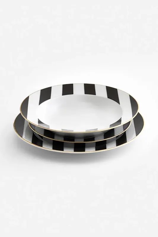 La Mania zastawa stołowa dla 1 os. Stripes 3 szt.