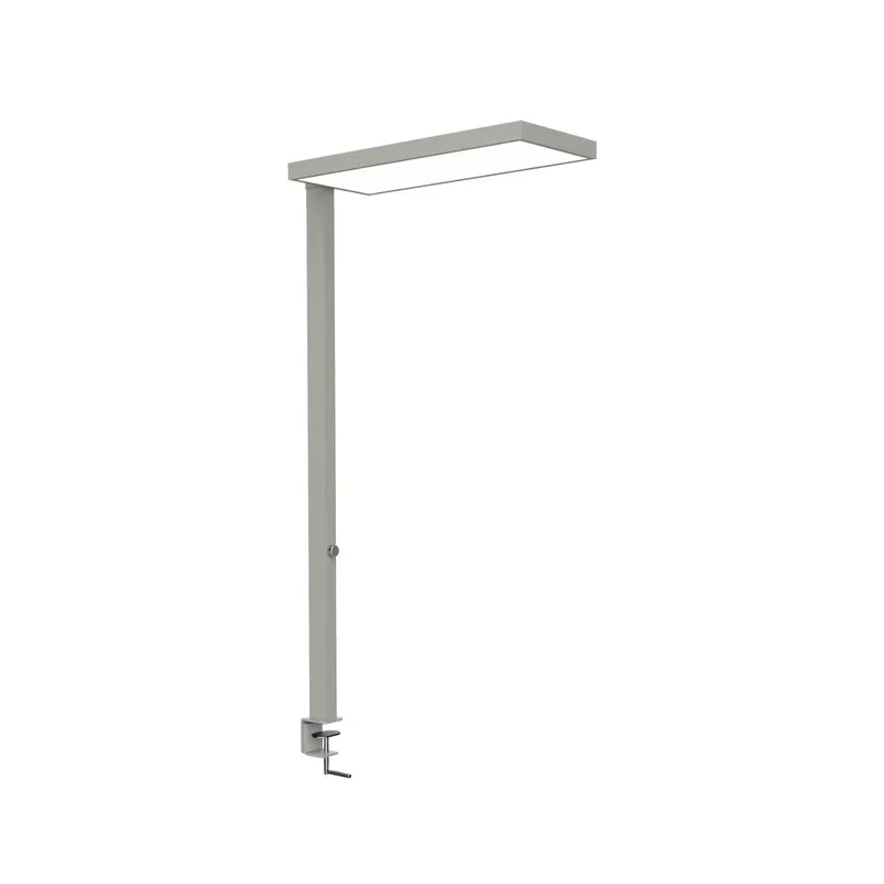 Lampa z klipsem LED MAULjura, kolor srebrny, ściemniany, 100 cm