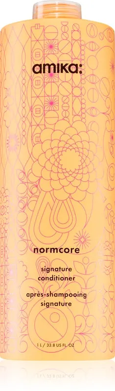 amika Normcore Signature nawilżający balsam do włosów lśniących i miękkich 1000 ml