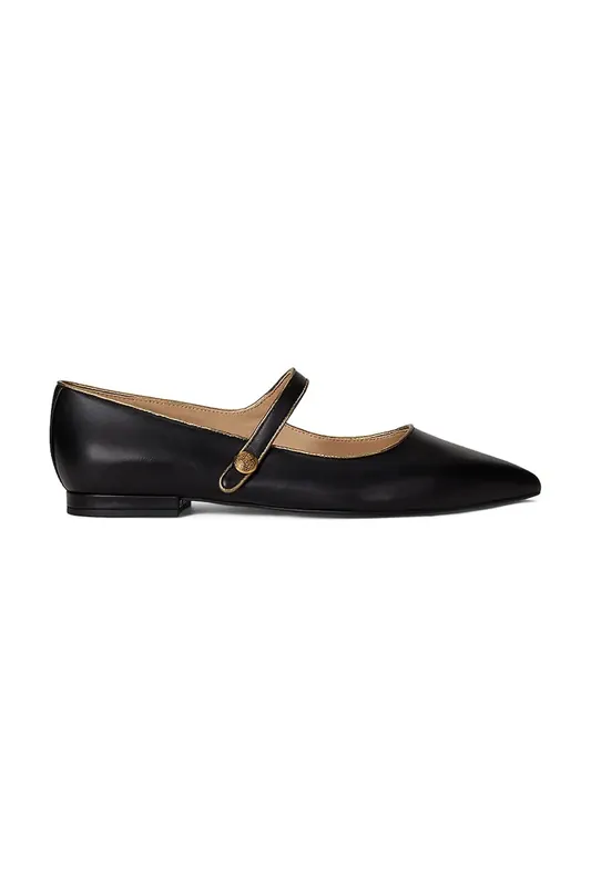 Lauren Ralph Lauren baleriny skórzane Londyn Mj2