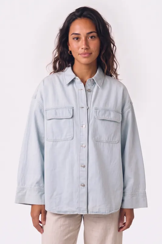 ARKET Hockey Neu Blouse Blue Maat: 44 | Longsleeves Outlet | Dames | Blauw