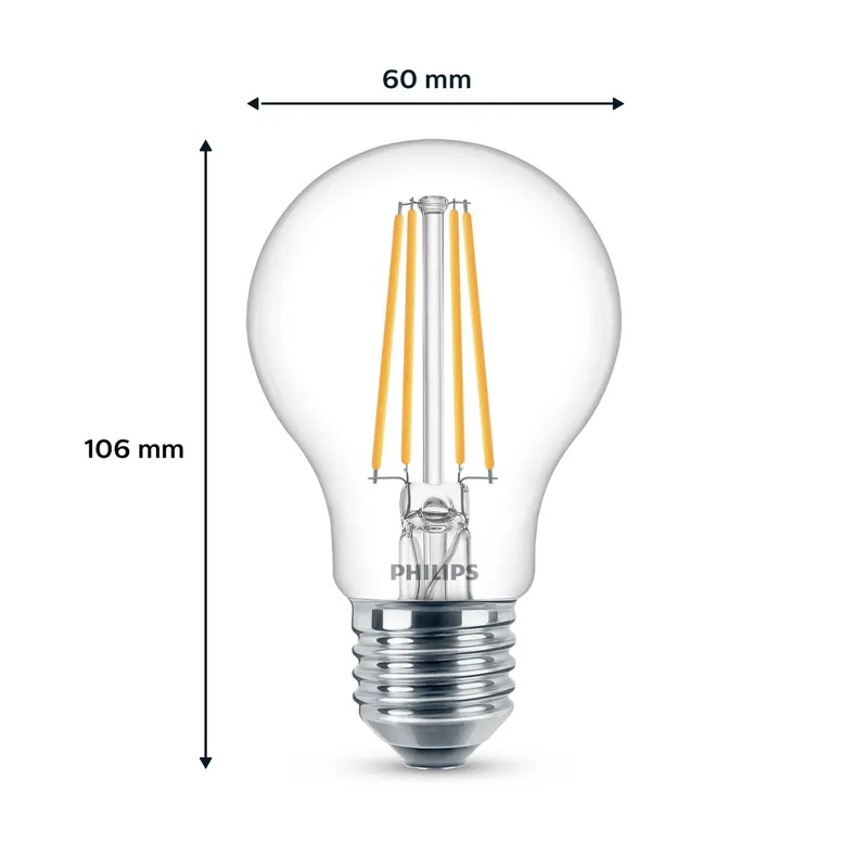 Philips żarówka LED E27 7W 850lm 4 000 K 6 szt.