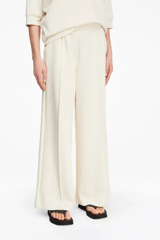 Comma  Pants Beige Maat: 38 | Wijde Broeken Outlet | Dames | Beige