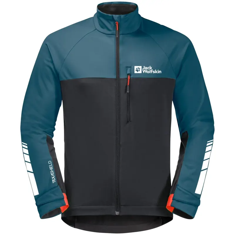 Jack Wolfskin Morobbia Jkt M 1307451-4133, Męskie, Niebieskie, kurtki, poliester, rozmiar: S