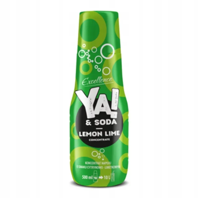 Ya!&soda Koncentrat napoju o smaku cytrynowo-limetkowym.